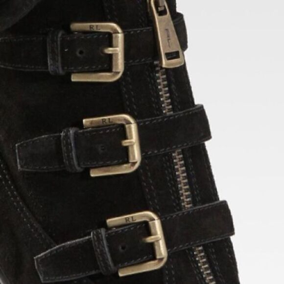 Ralph Lauren 2011 Collection “Forilla” ItalianSuede & Lamb Shearling Ankle Boot - Picture 7 of 16